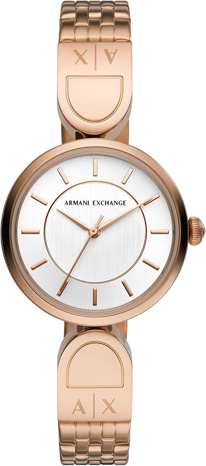 armani exchange手表 brooke ax5379 女士 玫瑰金